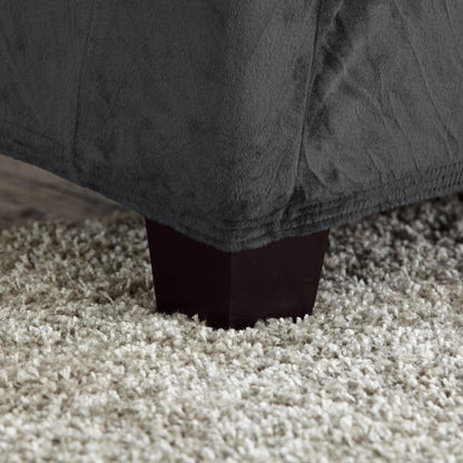 Velvet Stretch Slipcover – Gale Collection Form-Fit Sofa Cover – view 171