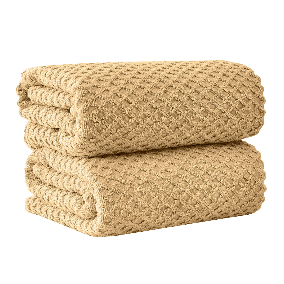 Cotton Diamond Waffle Weave Bath Towel Set – Grayson Collection – view 31