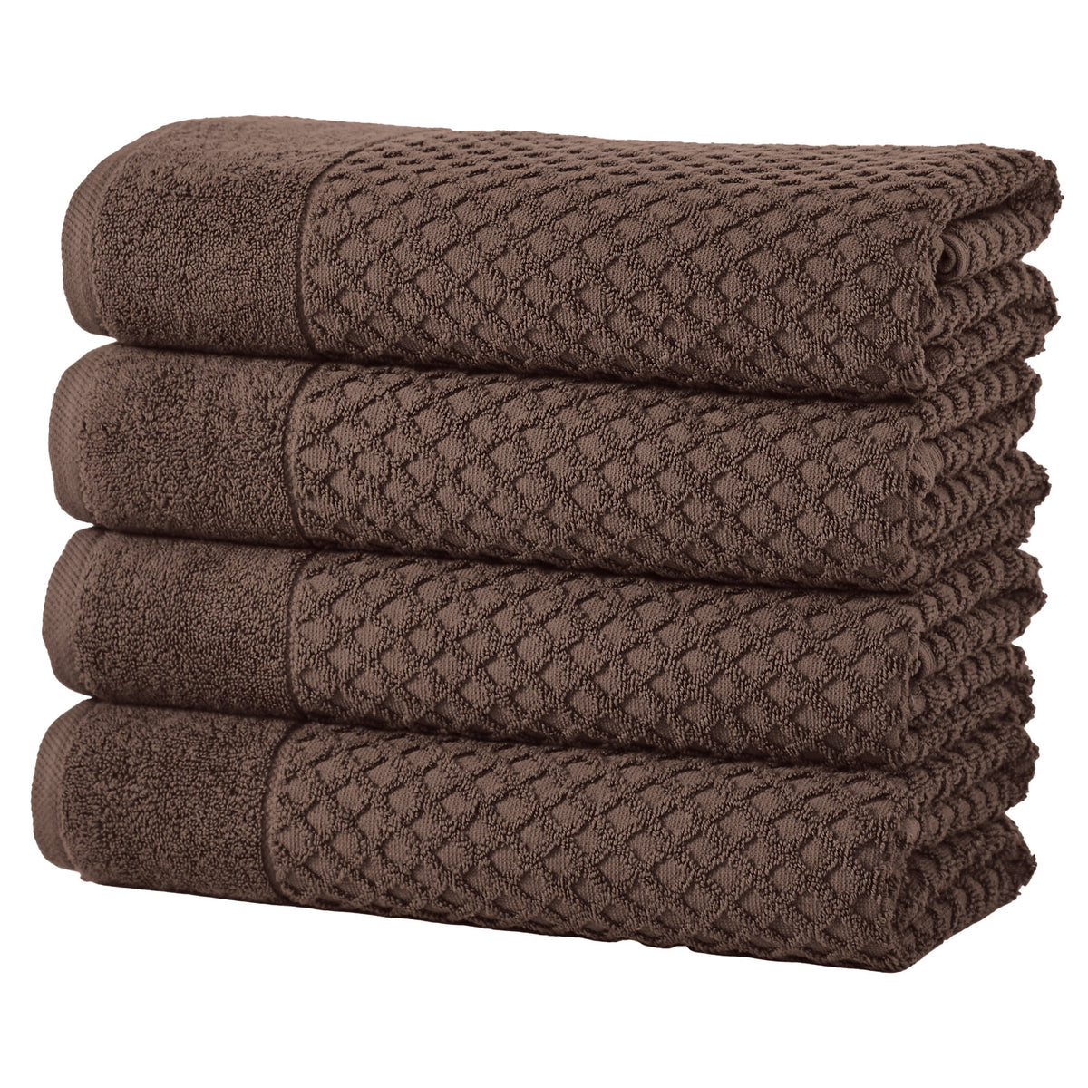 Cotton Diamond Waffle Weave Bath Towel Set – Grayson Collection – view 238
