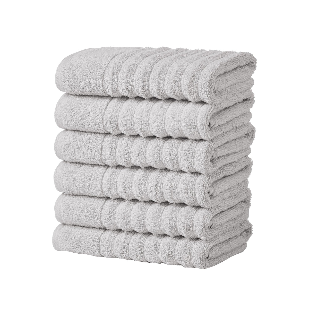 Karina Collection Luxury Combed Cotton Ribbed Bath Towel Set – view 103