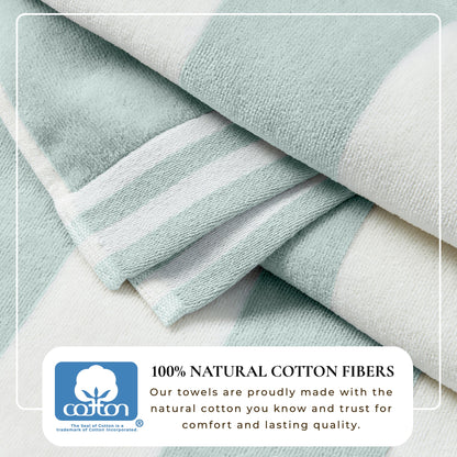 Pastel Striped Cabana Beach Towel – Edgartown Collection – view 117