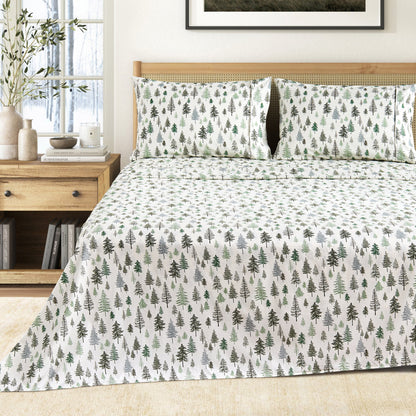 Brushed Microfiber Printed Sheet Set – Baylor Collection – view 53