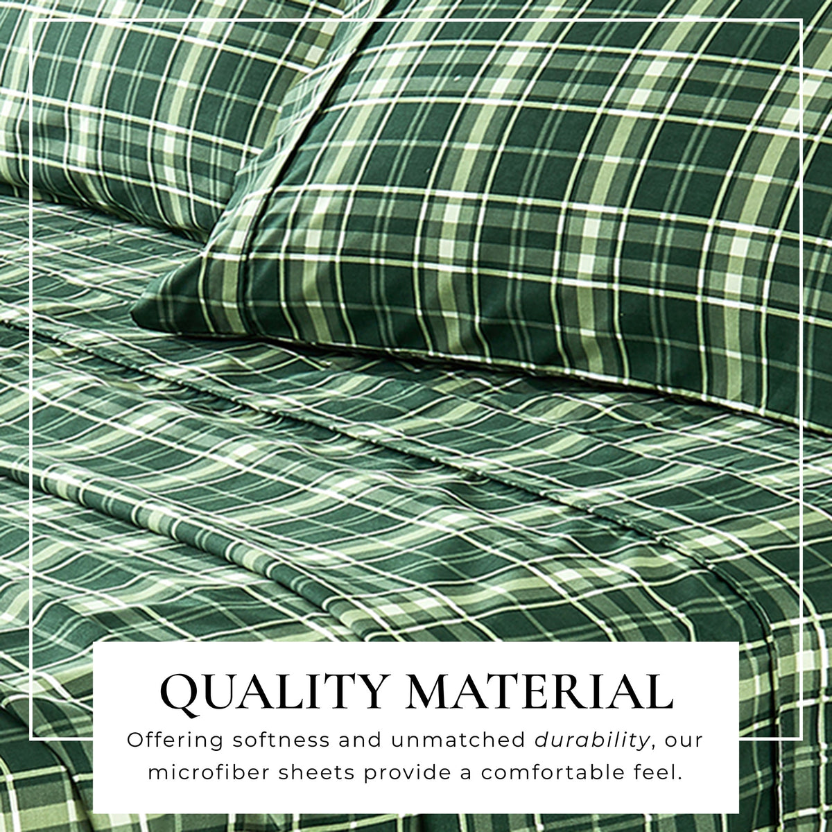 Brushed Microfiber Printed Sheet Set – Baylor Collection – view 39