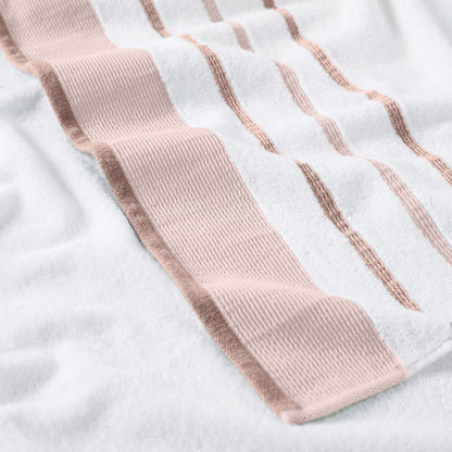 Decorative Cotton Stripe Bath Towel Set – Noelle Collection – view 128