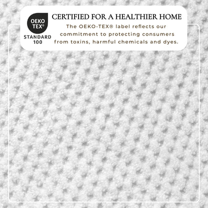 100% Cotton Checkered Jacquard Bath Towel Set – Giuliana Collection – view 17
