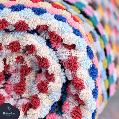 Pom Pom Organic Turkish Cotton Bath Towel, Oversized 550 GSM Jacquard – view 17