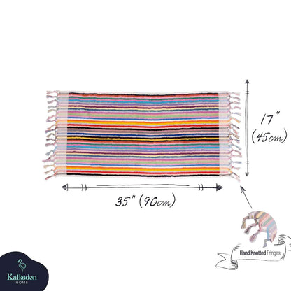 Striped Organic Turkish Cotton Hand Towel, Long 17 x 35 Inch – view 32