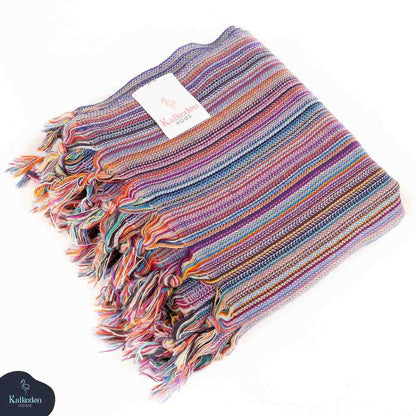 Turkish Cotton Rainbow Beach Towel, Jacquard Woven 38 x 68 Inch – view 4