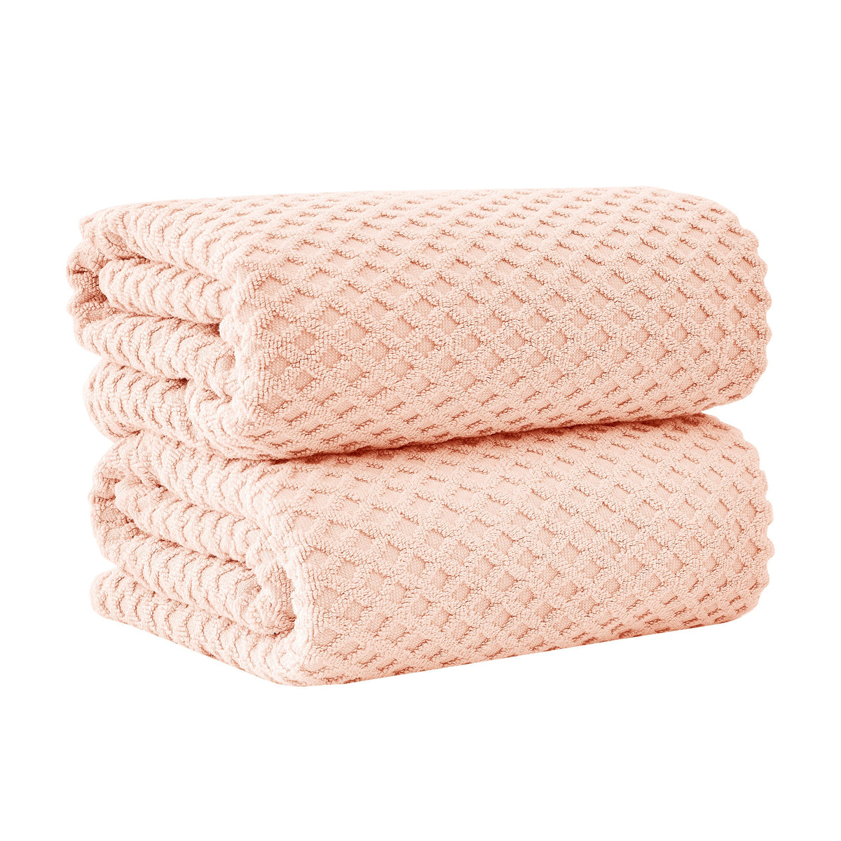 Cotton Diamond Waffle Weave Bath Towel Set – Grayson Collection – view 43