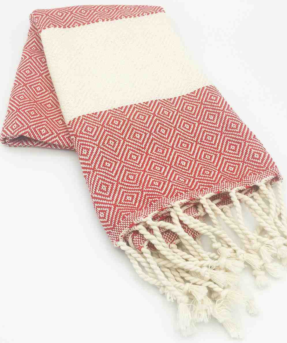 Diamond Weave Cotton Hand Towel, Oversized 16 x 36 Inch Kitchen Towel – view 12