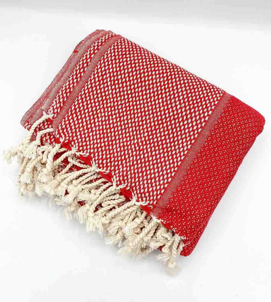 Yansima Handwoven Double-Sided Turkish Cotton Peshtemal, 36 x 68 Inch – view 15