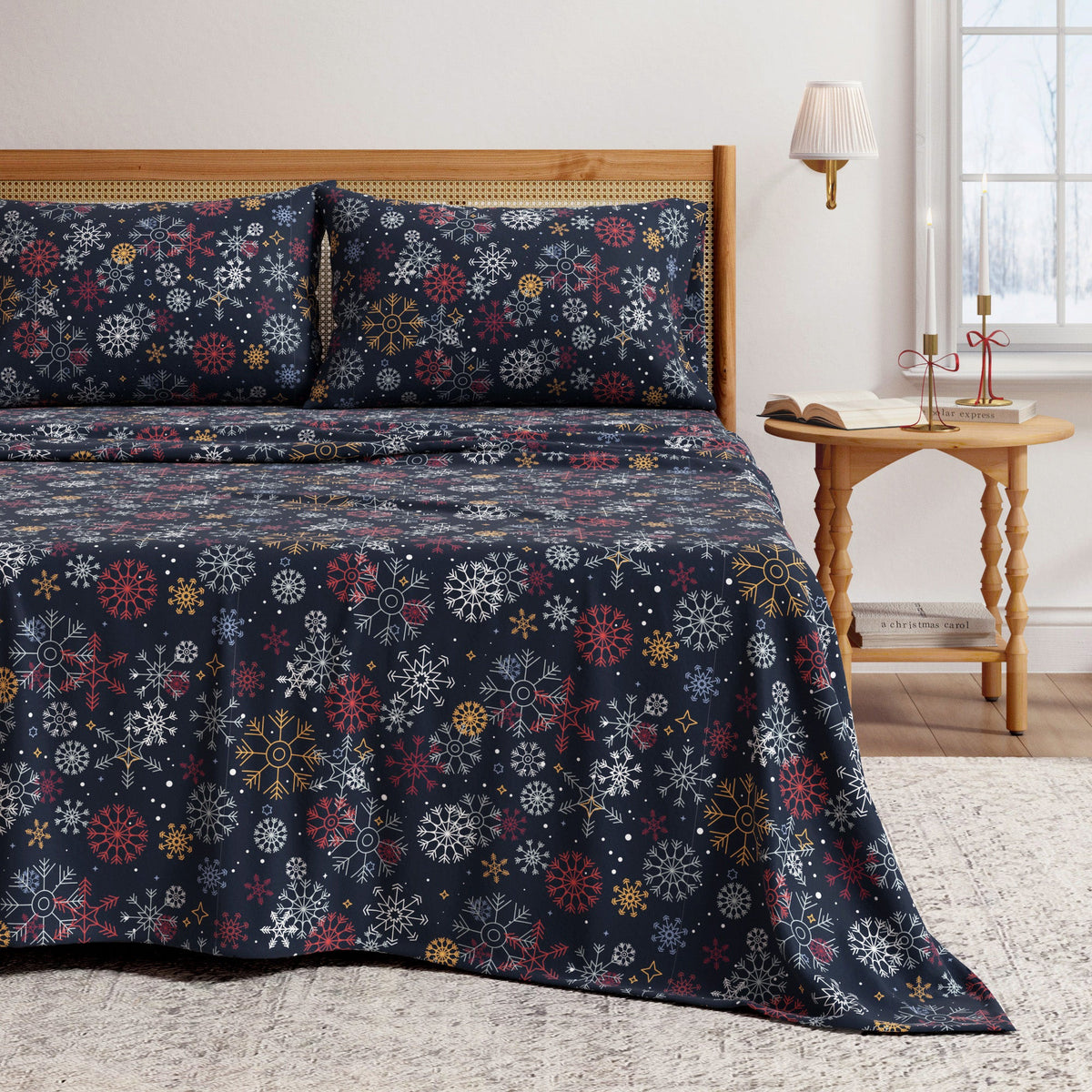 Turkish Cotton Flannel Sheet Set – Lakeview Collection – view 58