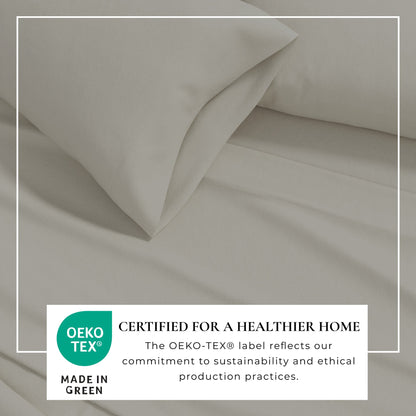 Solid Cotton Flannel Sheet Set – Nordic Collection – view 40