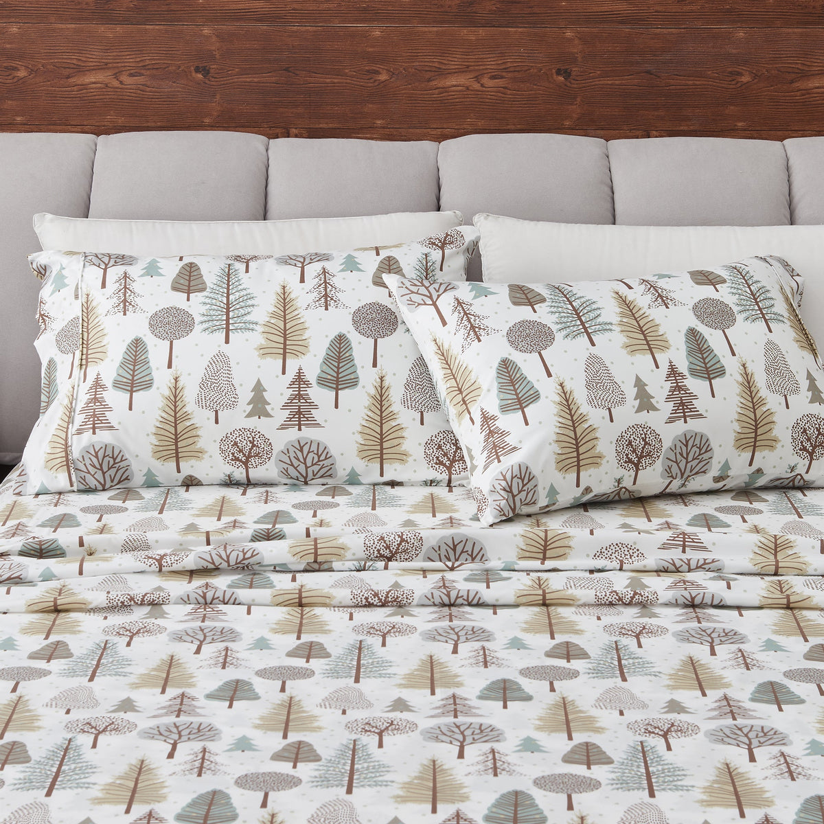 Lodge Print Microfiber Sheet Set – Mountain Ridge Collection – view 8