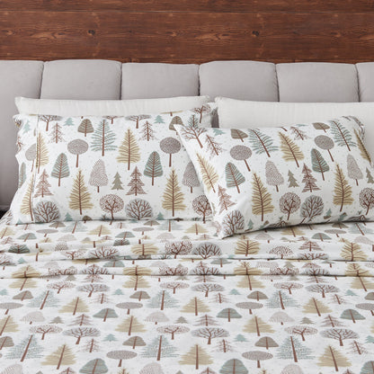 Lodge Print Microfiber Sheet Set – Mountain Ridge Collection – view 8