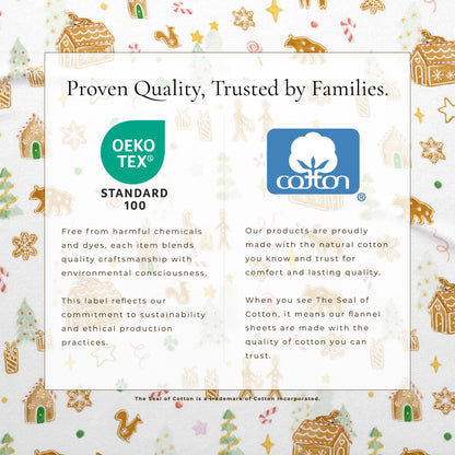 Kids' Christmas Turkish Cotton Flannel Sheet Set – view 11