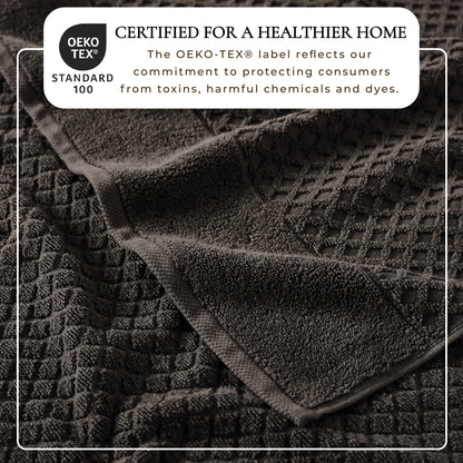 Cotton Diamond Waffle Weave Bath Towel Set – Grayson Collection – view 177