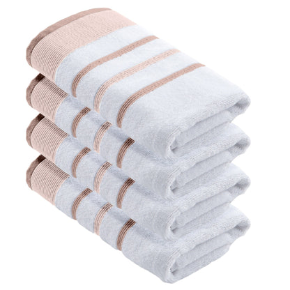 Decorative Cotton Stripe Bath Towel Set – Noelle Collection – view 126