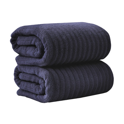 Karina Collection Luxury Combed Cotton Ribbed Bath Towel Set – view 235