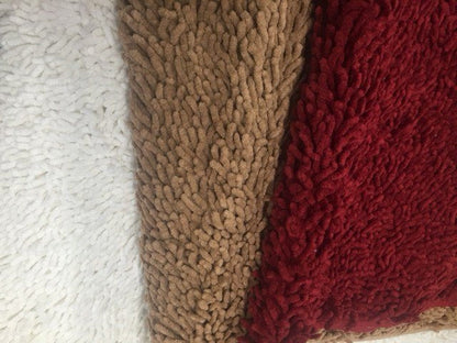White Ivory Cotton Chenille Area Rug, Runner and Doormat – view 6
