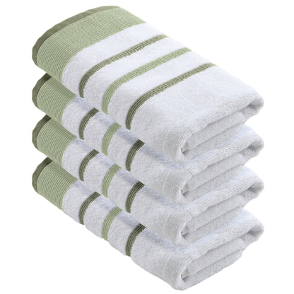 Decorative Cotton Stripe Bath Towel Set – Noelle Collection – view 59
