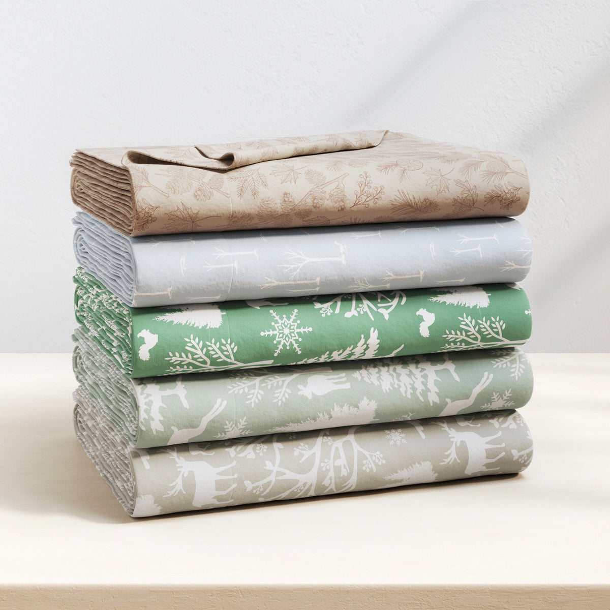 Turkish Cotton Flannel Sheet Set – Elevated Lodge Collection – view 6