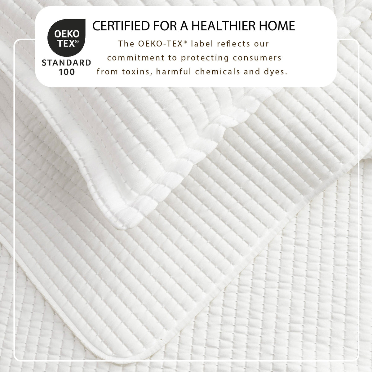 Solid Channel Stitch Quilt Set – Alicia Collection – view 2