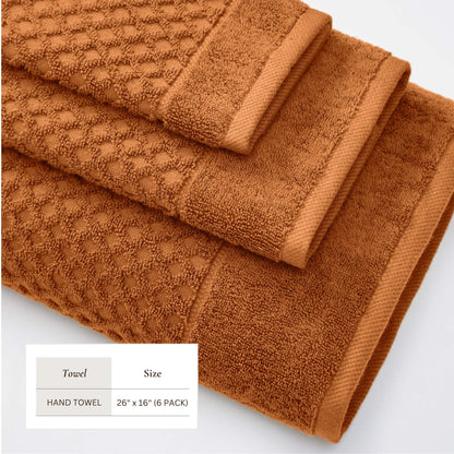 Cotton Diamond Waffle Weave Bath Towel Set – Grayson Collection – view 130