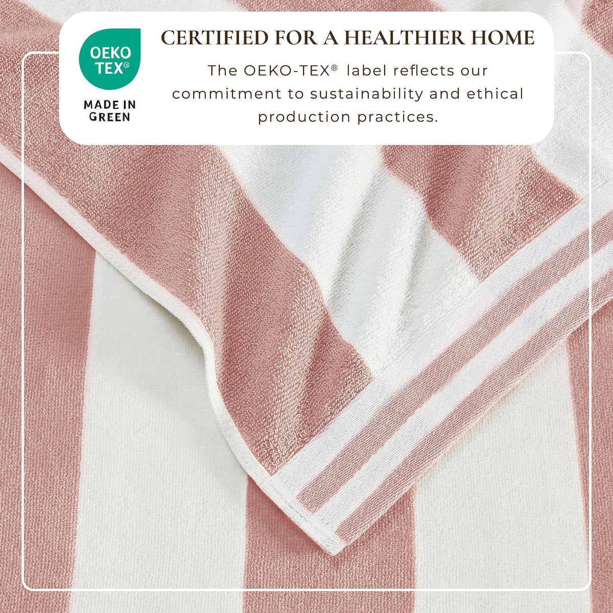 Pastel Striped Cabana Beach Towel – Edgartown Collection – view 80