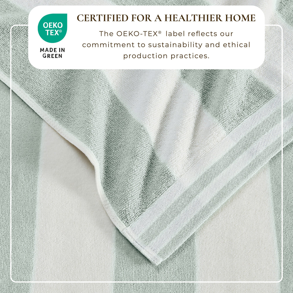 Pastel Striped Cabana Beach Towel – Edgartown Collection – view 38