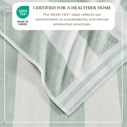Pastel Striped Cabana Beach Towel – Edgartown Collection – view 38