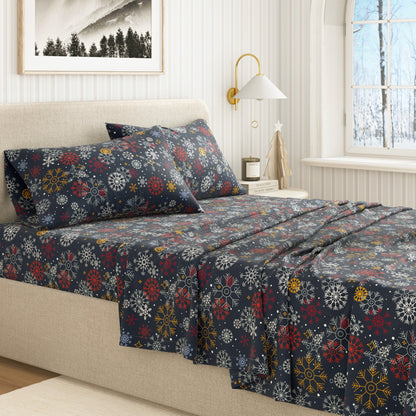 Turkish Cotton Flannel Sheet Set – Lakeview Collection – view 62