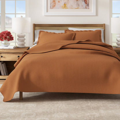 Solid Channel Stitch Quilt Set – Alicia Collection – view 37