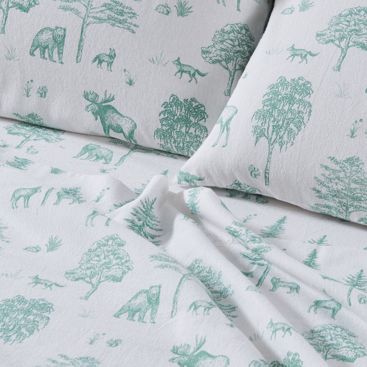 Turkish Cotton Flannel Sheet Set – Stratton Collection – view 9