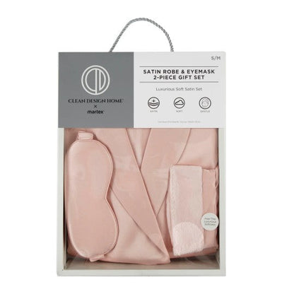 Plush-Lined Satin Robe and Weighted Eyemask Gift Set – view 8