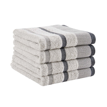 Decorative Cotton Stripe Bath Towel Set – Noelle Collection – view 95