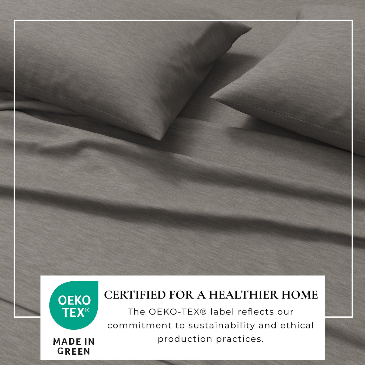 Heathered Jersey Knit Sheet Set – Carmen Collection – view 32