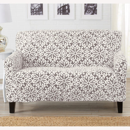 Velvet Stretch Slipcover – Gale Collection Form-Fit Sofa Cover – view 85