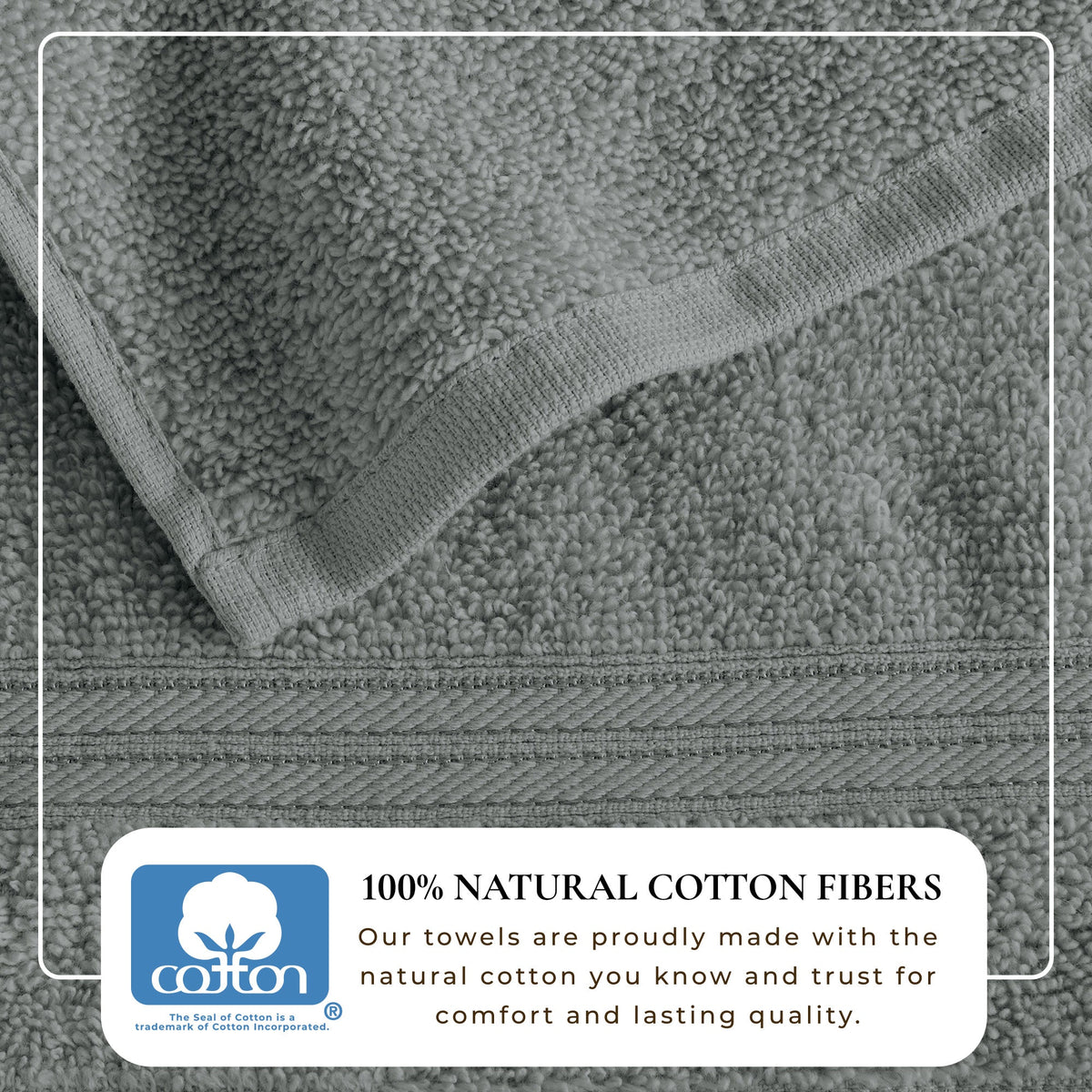 Cooper Collection Cotton Terry Bath Towel Set, Lightweight and Soft – view 121