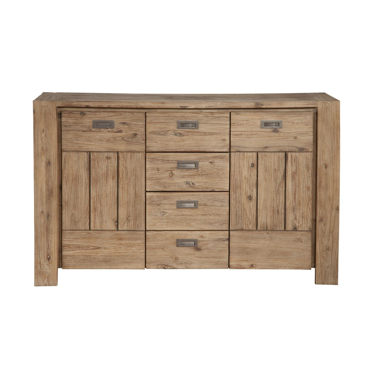 Seashore Solid Acacia Wood Sideboard, Antique Natural Finish – view 3
