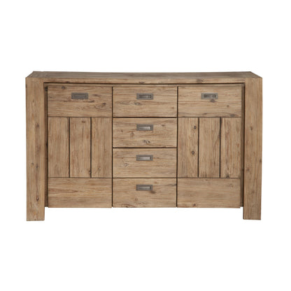 Seashore Solid Acacia Wood Sideboard, Antique Natural Finish – view 3