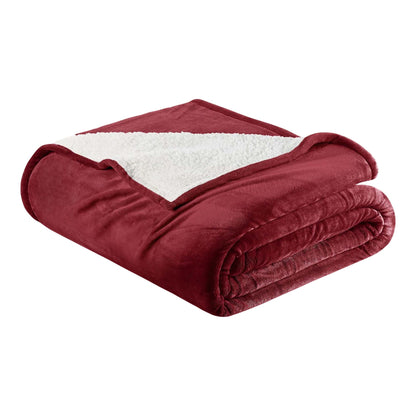 Sherpa Fleece Collection Velvet Plush Sherpa Bed Blanket, Reversible – view 40