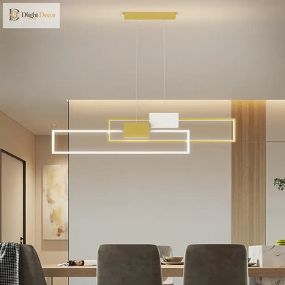Sleek Rectangular LED Pendant Light for Kitchen Island – view 3