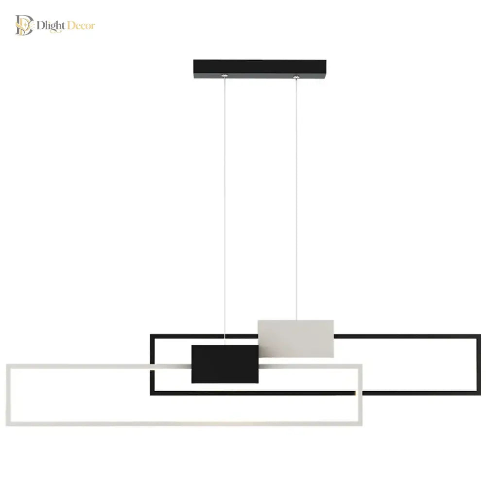Sleek Rectangular LED Pendant Light for Kitchen Island – view 5