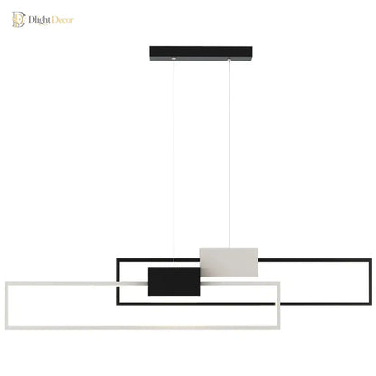 Sleek Rectangular LED Pendant Light for Kitchen Island – view 5