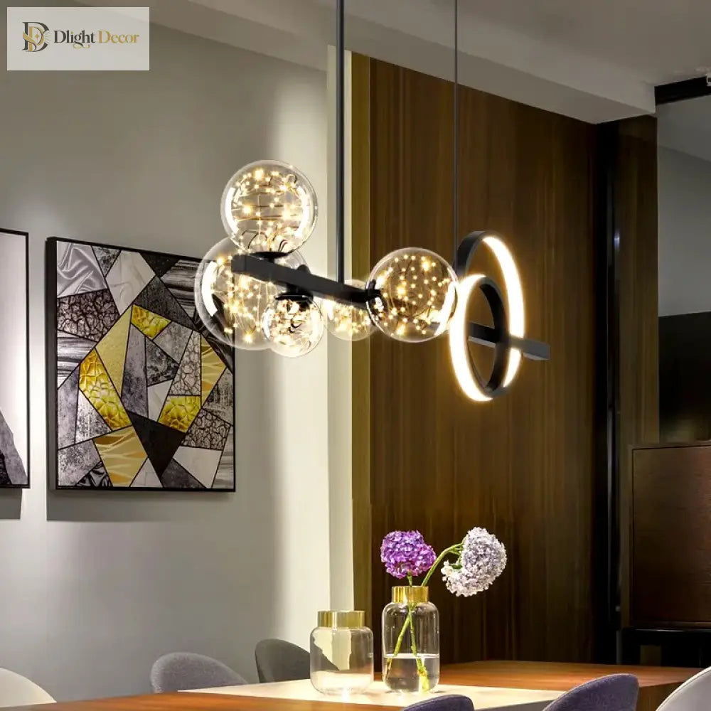 Sleek Modern 95 cm LED Pendant Light for Living and Dining Room – view 6