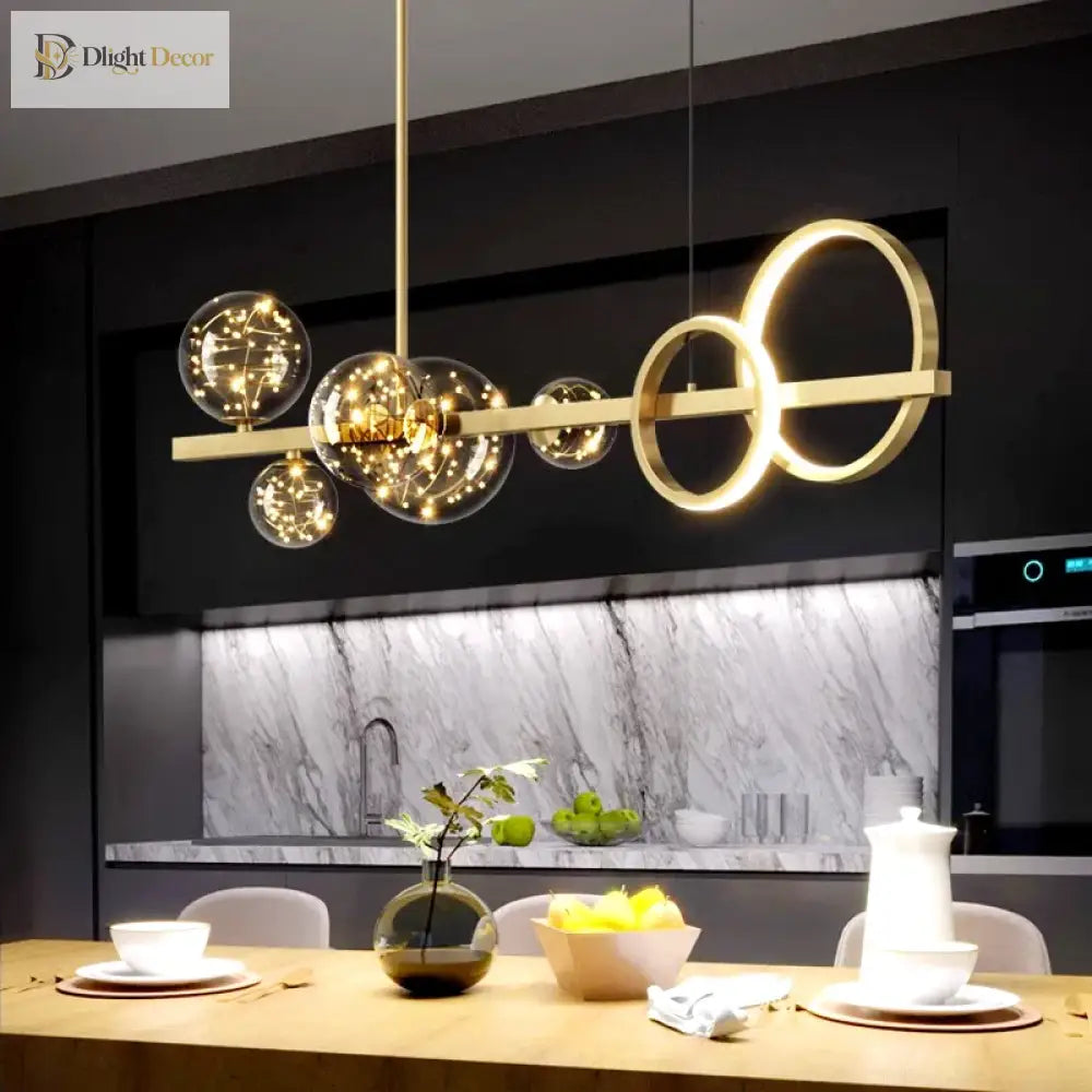 Sleek Modern 95 cm LED Pendant Light for Living and Dining Room – view 5
