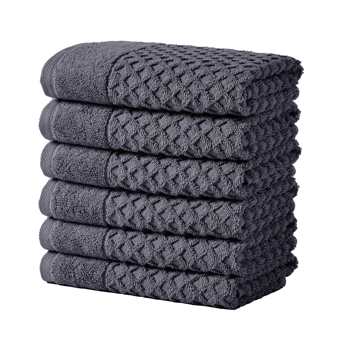 Cotton Diamond Waffle Weave Bath Towel Set – Grayson Collection – view 160
