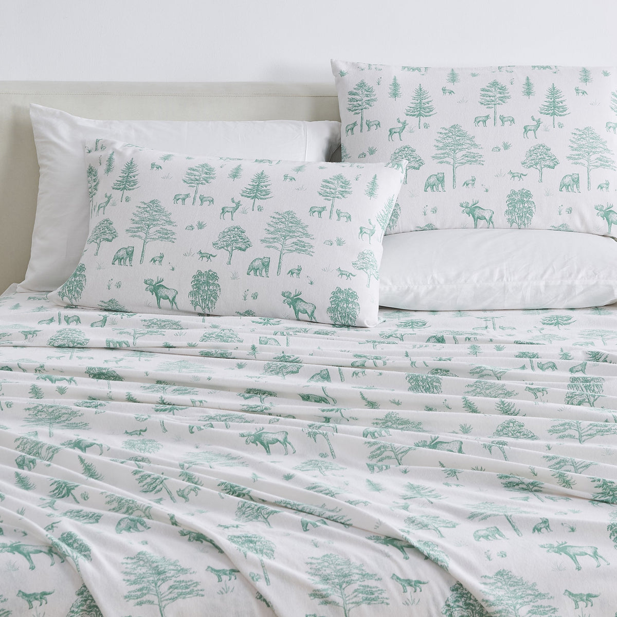 Turkish Cotton Flannel Sheet Set – Stratton Collection – view 8