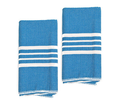 Farmhouse Turkish Cotton Hand Towels Without Fringe, Set of 2 – view 12